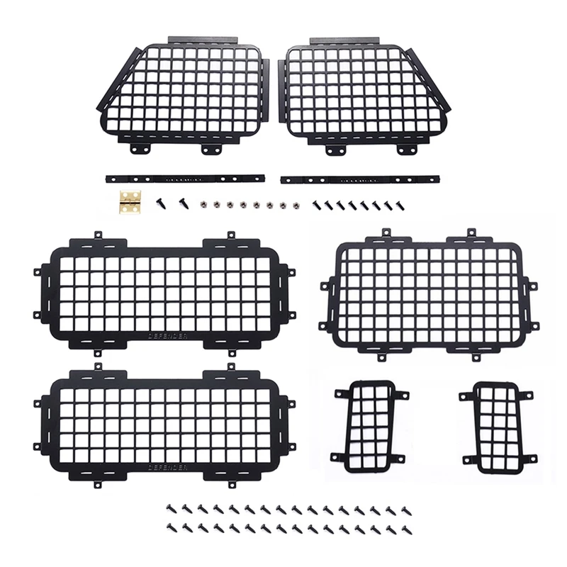 

For MN D90 MN-90 D99S MN99S Metal Stereoscopic Window Mesh Protective Net 1/12 RC Car Upgrade Parts Accessories