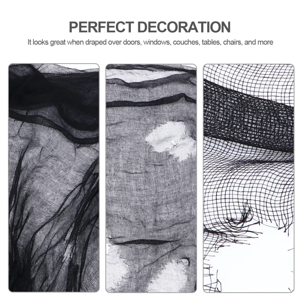 

5Pcs Gauze Fabric Haunted House Decor Creepy Cloth Gauze for Party