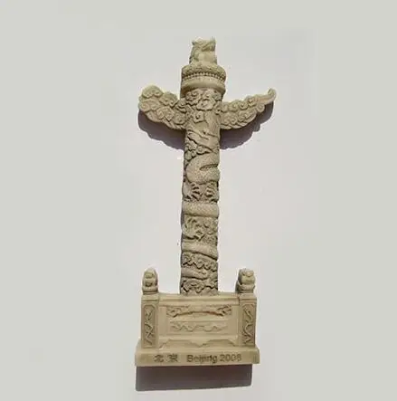 Китай 1 шт. милые ручная роспись Great Wall Temple Of Heaven 3D магниты на холодильник для