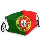 Дышащая Маска с флагом Португалии, герб Португальской Республики, Пылезащитная маска против смога, респираторная маска