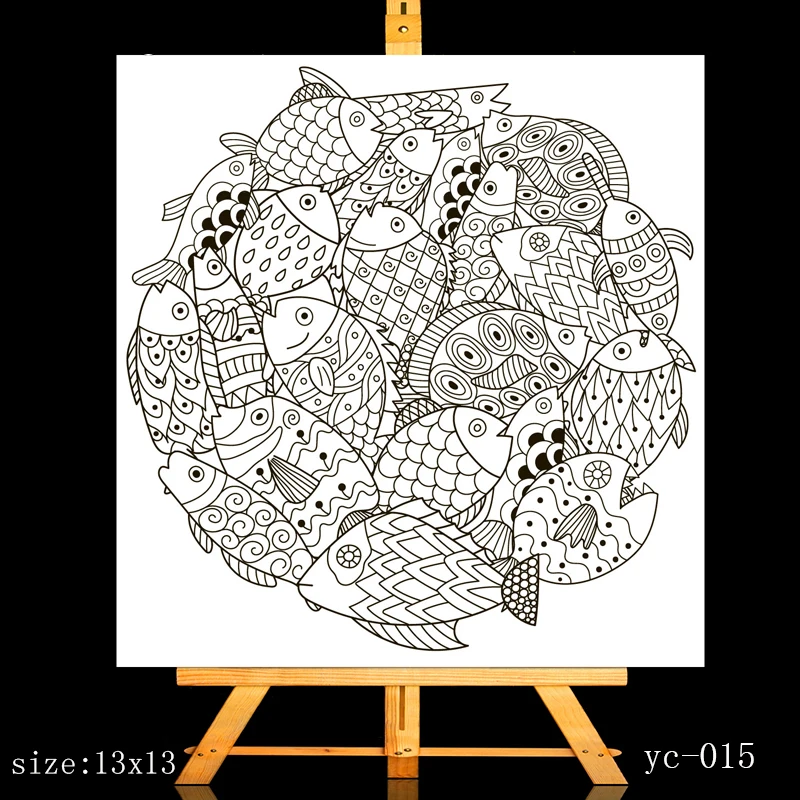 

ZhuoAng Cute fat fish Clear Stamps/Card Making Holiday decorations For scrapbooking Transparent stamps 13*13cm