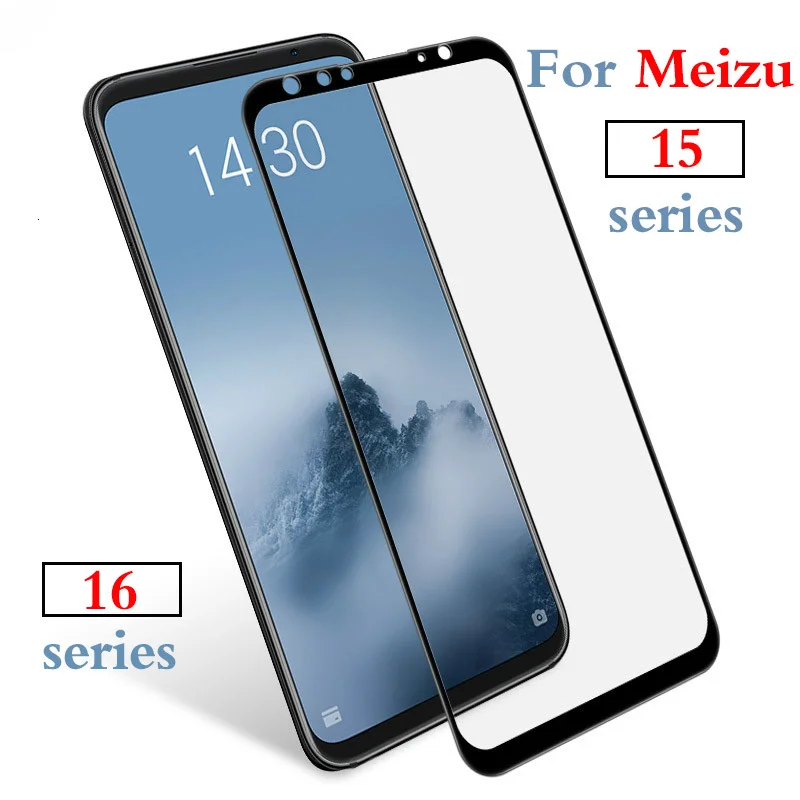 Защитное стекло для Meizu 15 16 Plus Lite 16th 16x m15 чехол из закаленного стекла Maisie x16 15plus 15lite