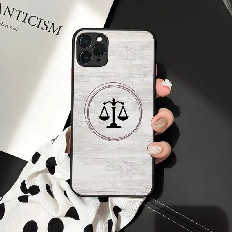 

Law Student Lawyer Judge Phone Cases Matte Transparent for iPhone 7 8 11 12 s mini pro X XS XR MAX Plus cover funda shell