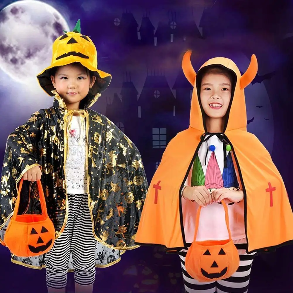 

Creative Halloween Candy Gift Bag Pumpkin Treat Bag Supplie Children Or Halloween Treat Kids Festival Bag Trick Carrying Gi Q0X6