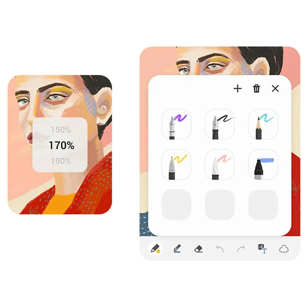 Многофункциональная ручка для сенсорного экрана емкостная стилус рисования