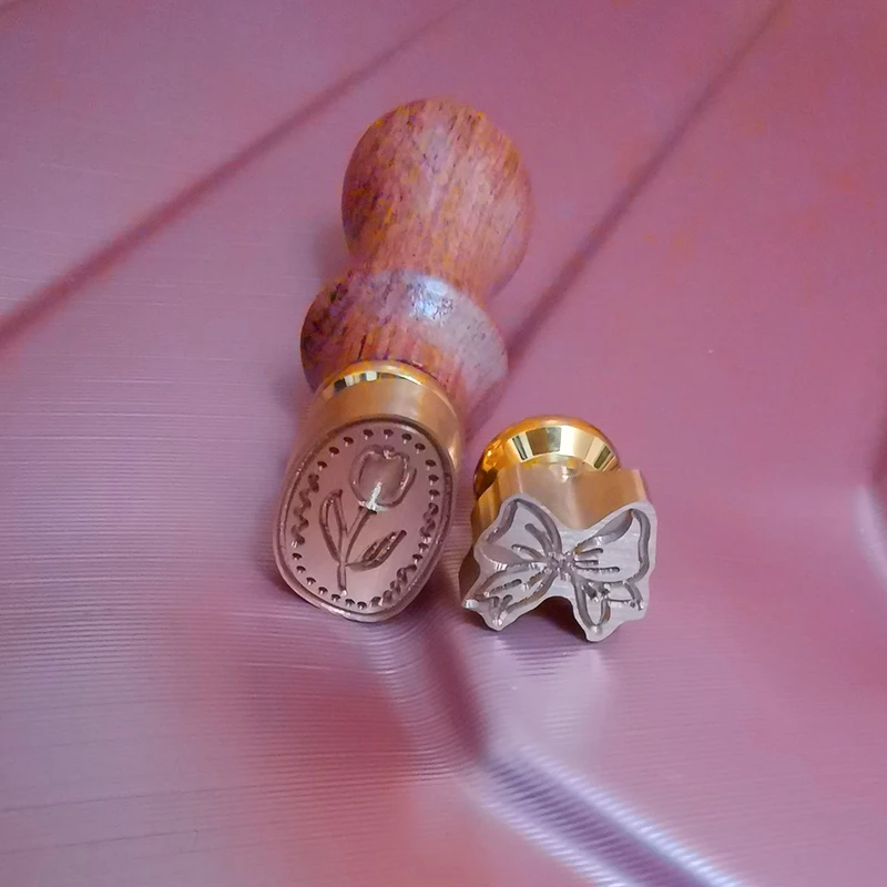 Необычный бант воск печать Краска пчелиный полоски Конверт рождественские марки