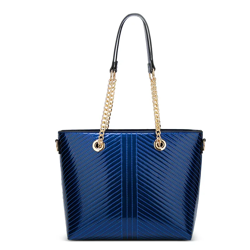 2020 женская сумка из лакированной кожи на одно плечо тренд роскошные сумки