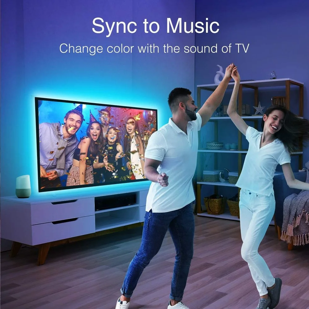 Неоновая Светодиодная лента RGB 5050 BPCB 5 В USB водонепроницаемая м музыкальный пульт