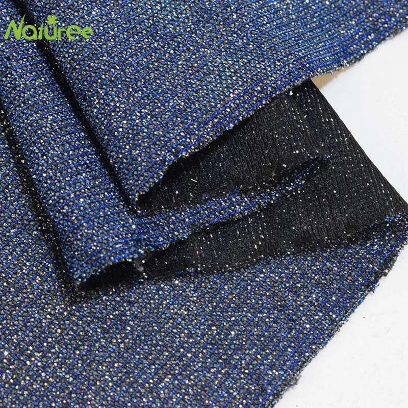 100cm*140cm Opaque Magic Filament Composite Sprinkled Gold Fabric Bright Silk Silver Pink Knitted Evening Dress PN012 | Дом и сад