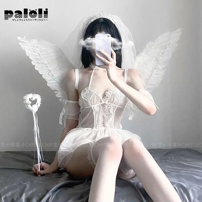 Пикантная форма Paloli прозрачный белый бюстгальтер сказочное свадебное платье