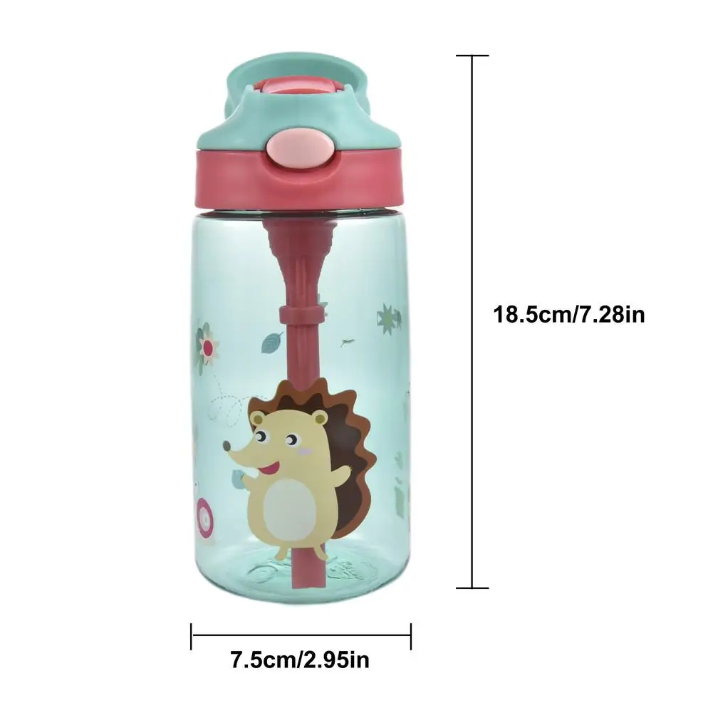 Портативная соломенная чашка с откидной крышкой питьевая бутылка 450 мл пищевая