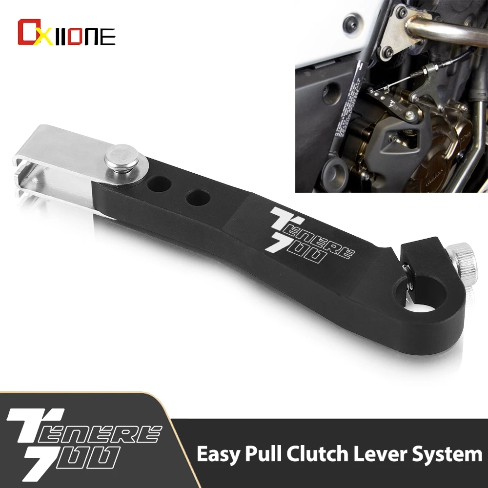

For Yamaha Tenere 700 T7 Motorcycle Aluminum Easy Pull Clutch Arm Extension Lever System Tenere700 T7 2019 2020 2021 Accessories