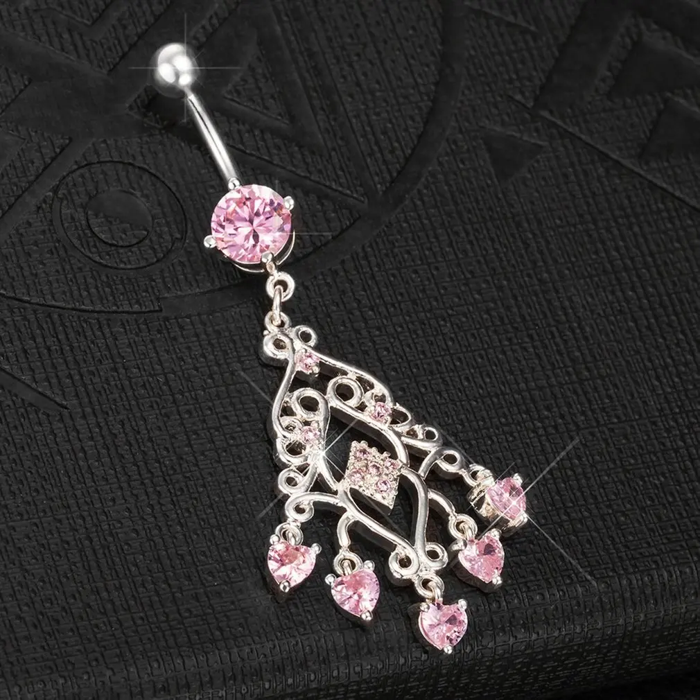 P0049 персидский стиль изысканное кольцо в пупок из циркония модное женское для