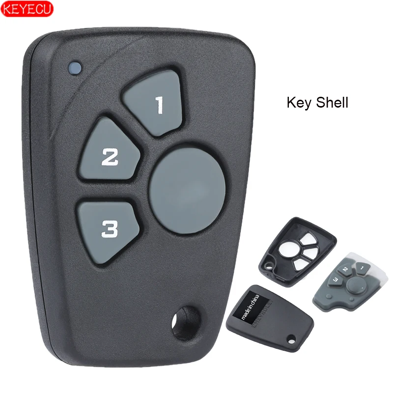 Пульт дистанционного управления KEYECU 10 шт./Лот корпус для ключа с 3 кнопками Chevrolet
