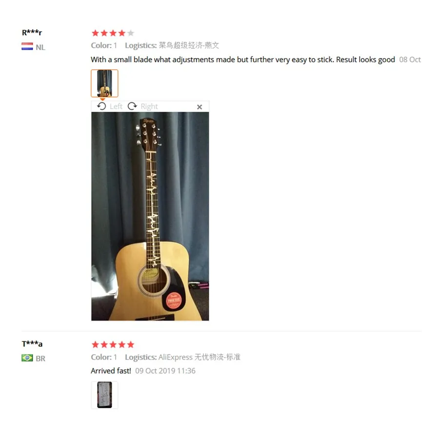 Новая наклейка подставка для гитары инкрустированная головка на шею баса