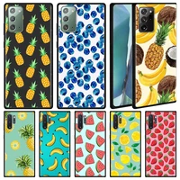 tpu cover for samsung galaxy note 20 ultra 10 plus 10lite 9 8 m31 m31s m51 m30s shockproof soft case summer fruit