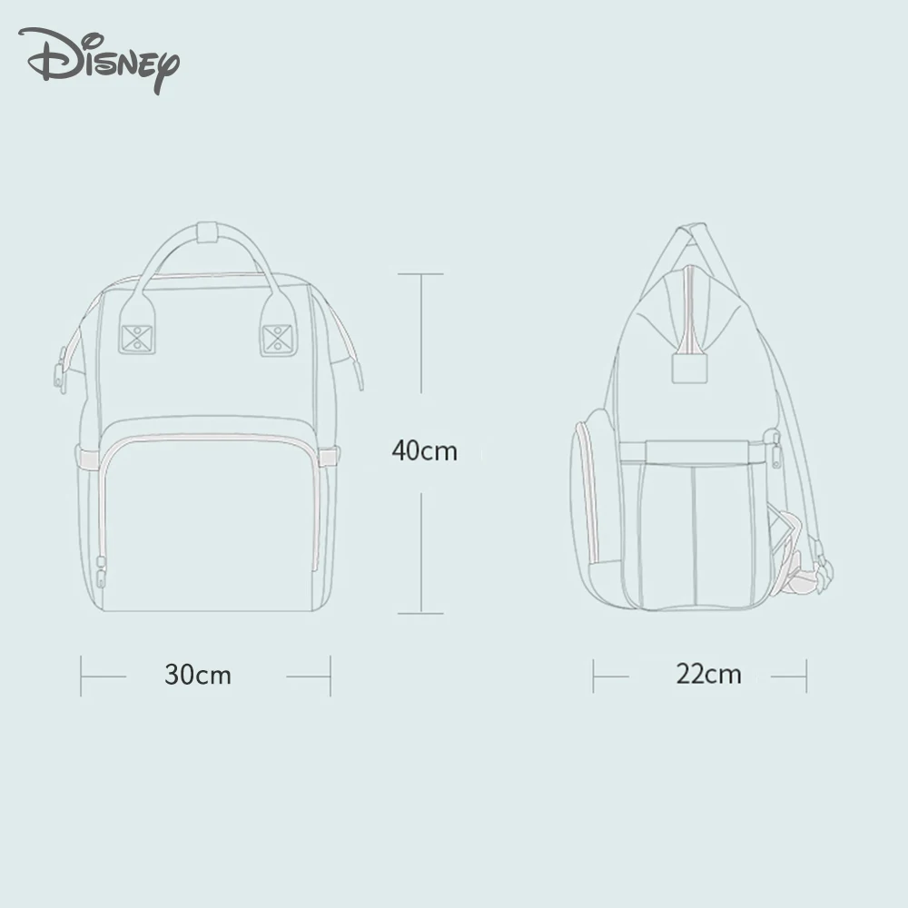 Многофункциональный рюкзак для подгузников Disney вместительная
