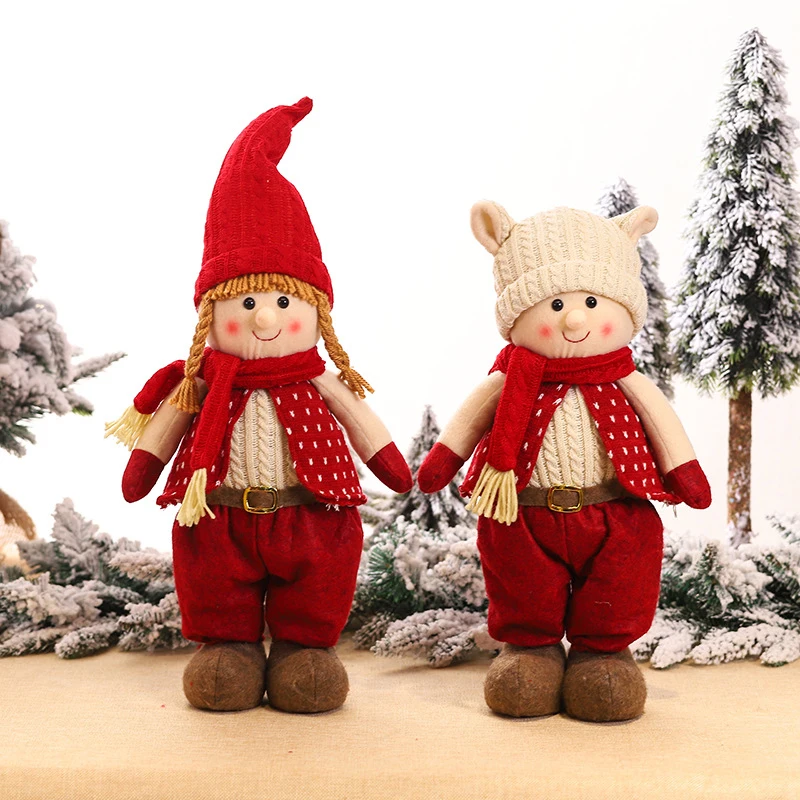 1pc Cartoon Elf Christmas Boys Girls Doll Toy Home New Year Party Table Desk Decor Hotel Shopwindow Xmas Pendant Ornaments | Дом и сад