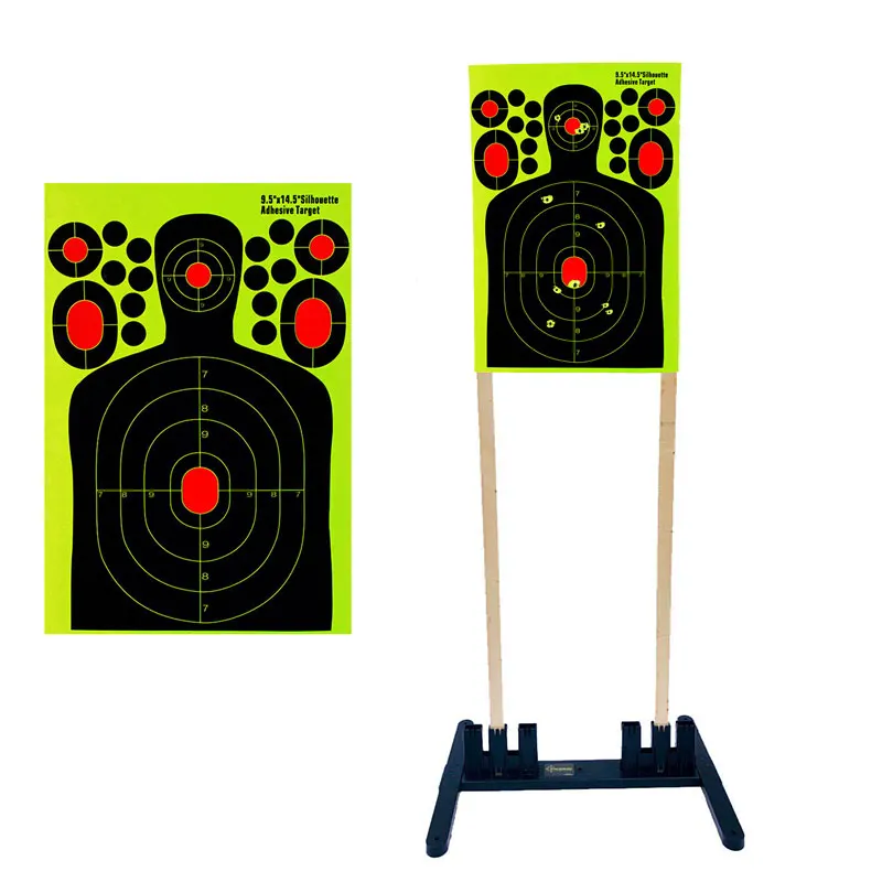 

Hot 10pcs Splash Flower Target Adhesive Reactivity Shoot Target Aim For Gun Rifle Pistol Binders Human Nature Hunting Training