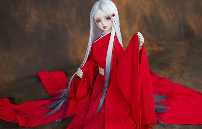 1/3 1/4 1/6 Bjd парик высокая температура длинный модный провод SD для BJD куклы