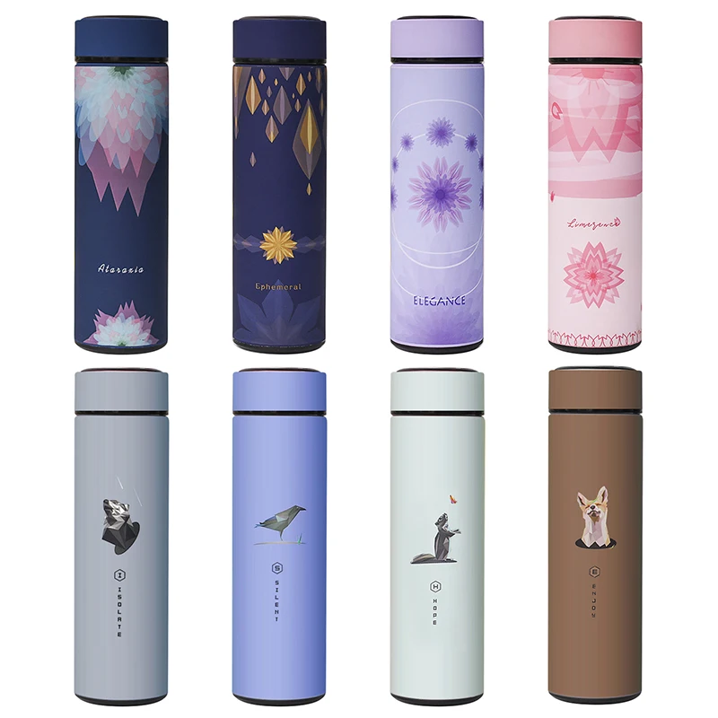 

480ml Stainless Steel Vacuum Flask Sealed And Leak-proof Lightweight Portable Vacuum Flask For Travel Office Hot New