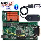 Новое программное обеспечение 2017,3 новый дизайн с Bluetooth мульти-языки OBD2 TCS ODB OBDII сканер красный NEC Реле диагностические инструменты TCS Pro