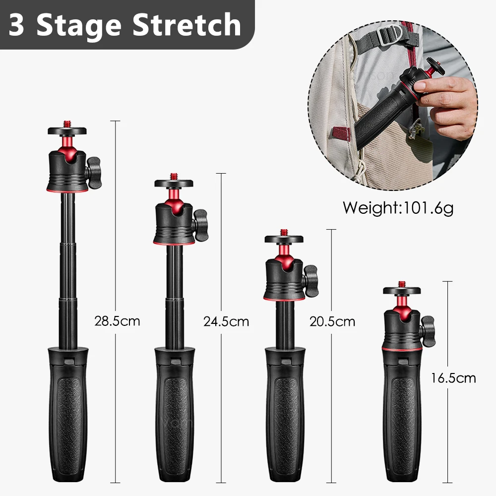 Мини селфи-палка Vamson для Go pro штатив настольная подставка Gopro Hero 10 9 8 7 6 5 с