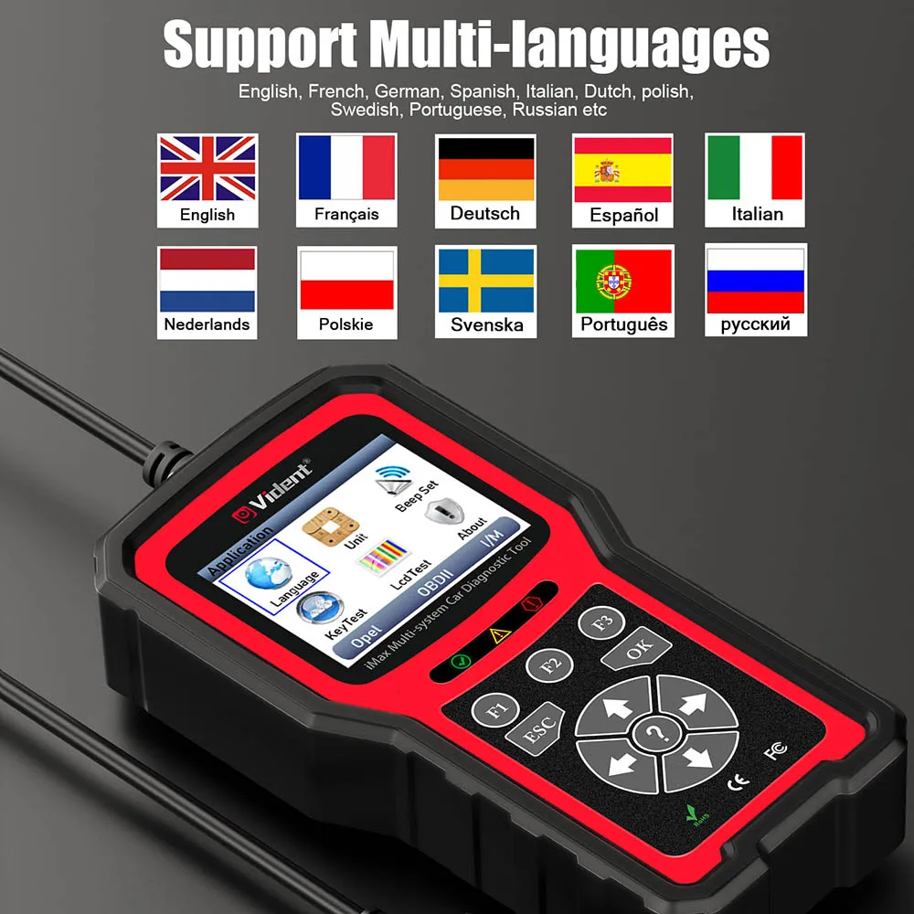 VIDENT iMax4305 для OPEL OBD2 автомобильный диагностический инструмент Сброс масла/EPB/Тест
