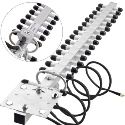 2 4 GHz 16DBI-18DBI Yagi WLAN WiFi Omni Беспроводная Антенна 1 5 m | Мобильные телефоны и аксессуары