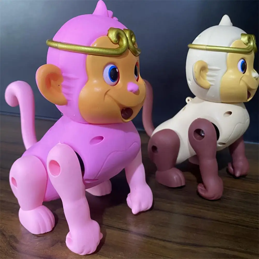 

Пластиковая игрушка обезьянка, детская игрушка обезьянка, электрическая обезьянка, игрушка с эффектом освещения, яркая новинка, обезьянка, ...