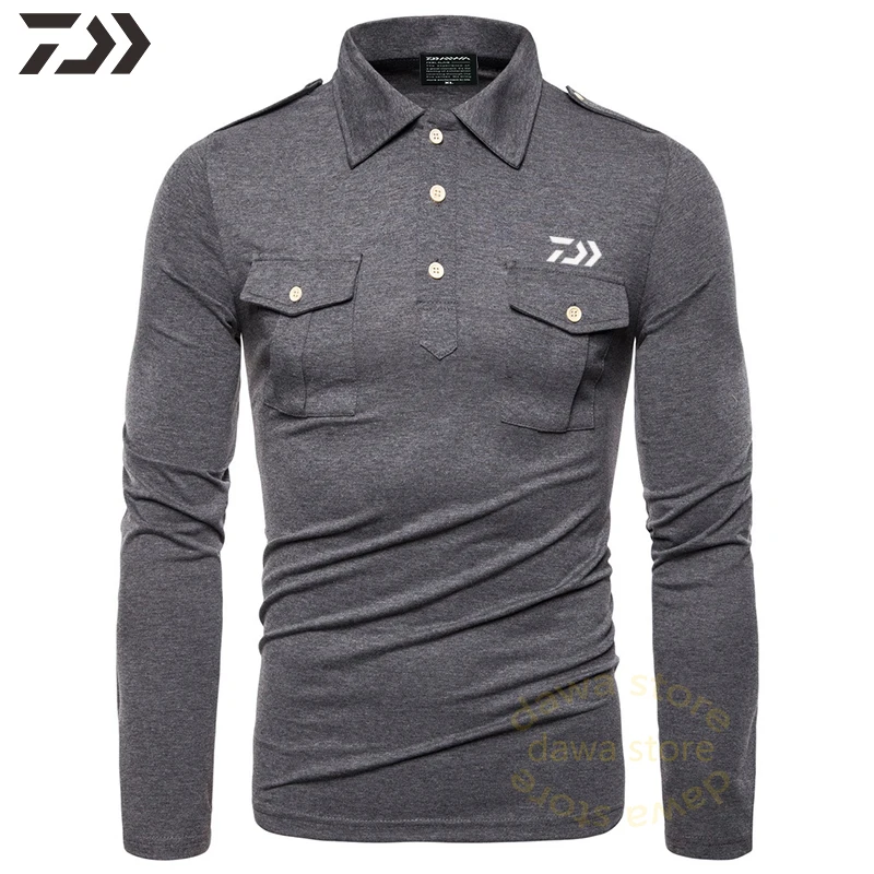 Мужская рыболовная рубашка с длинным рукавом одежда для рыбалки Мужские дышащие