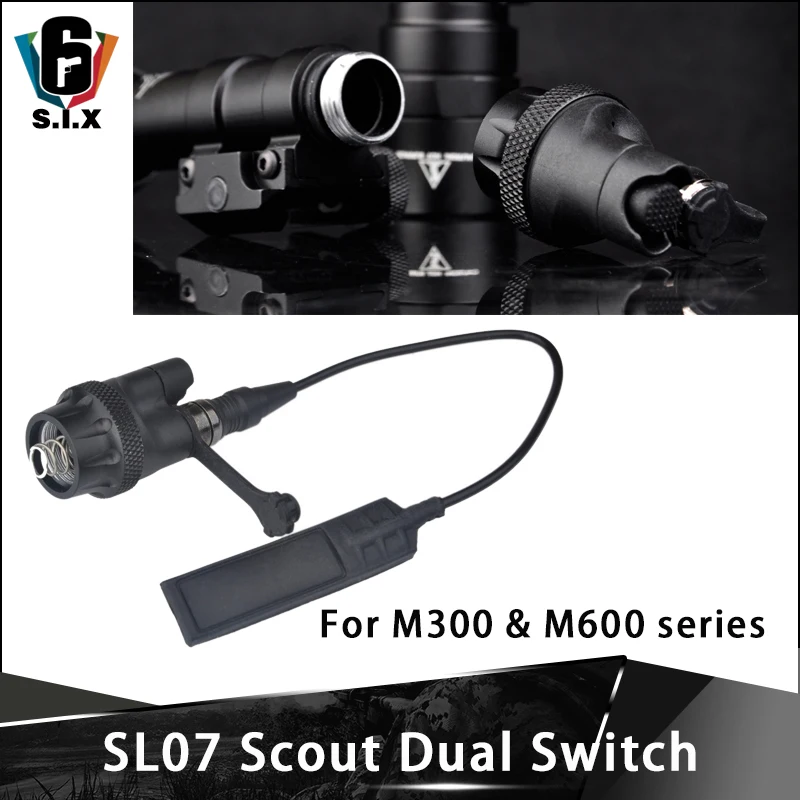 Ночная Эволюция SL07 разведчик двойной переключатель вспышка светильник для Surefir