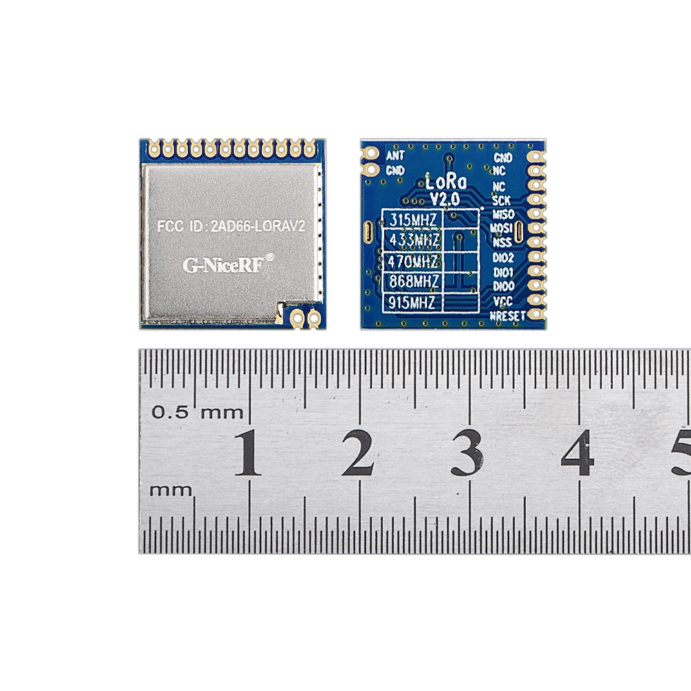 (20 шт./лот) 915 мгц радиочастотный диапазон LoRa модуль FCC LoRa1276 + пружинная антенна МГц