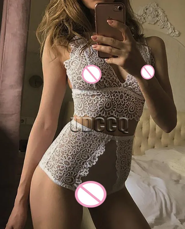 Эротическое белье с белым кружевным бантом Babydoll Biancheria интимная одежда интимное