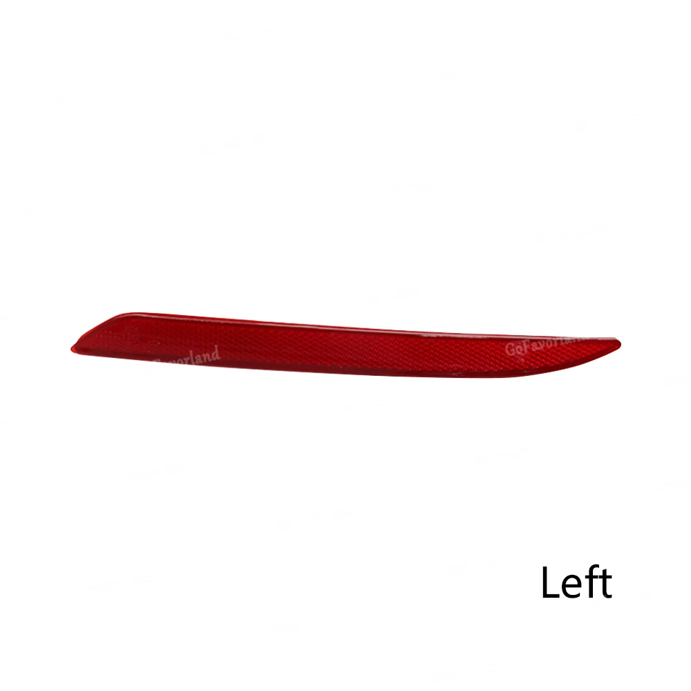 Пара задний левый и правый боковой отражатель бампера красный свет отделка