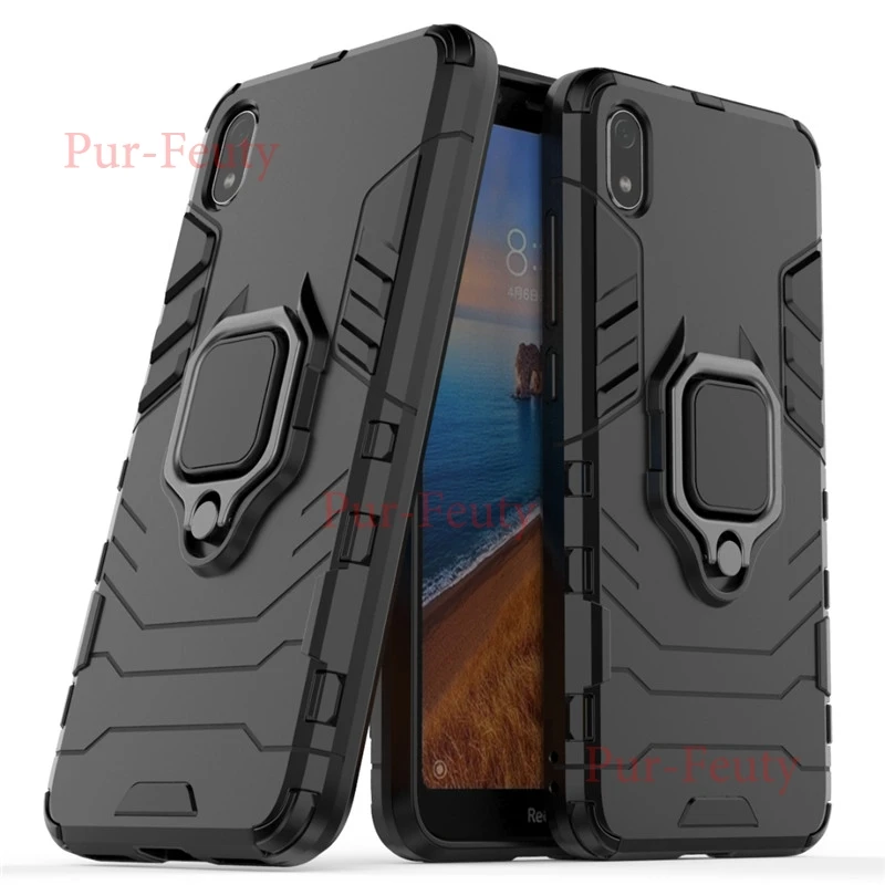 Чехол для xiaomi redmi 7A кольцо Броня телефон магнитный автомобильный держатель противоударный защитный чехол для xiaomi redmi 7A A7 redmi 7 M1903C3EE