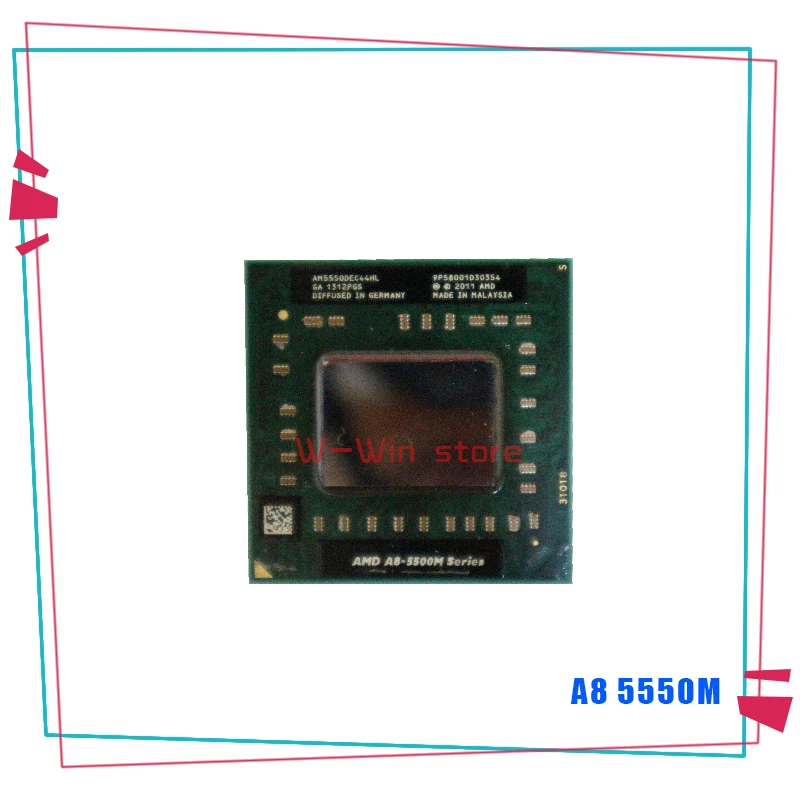 AMD A8 Series 5550M 5550 М 2 1 ГГц Quad Core нить Процессор процессор AM5550DEC44HL гнездо FS1|Процессоры|