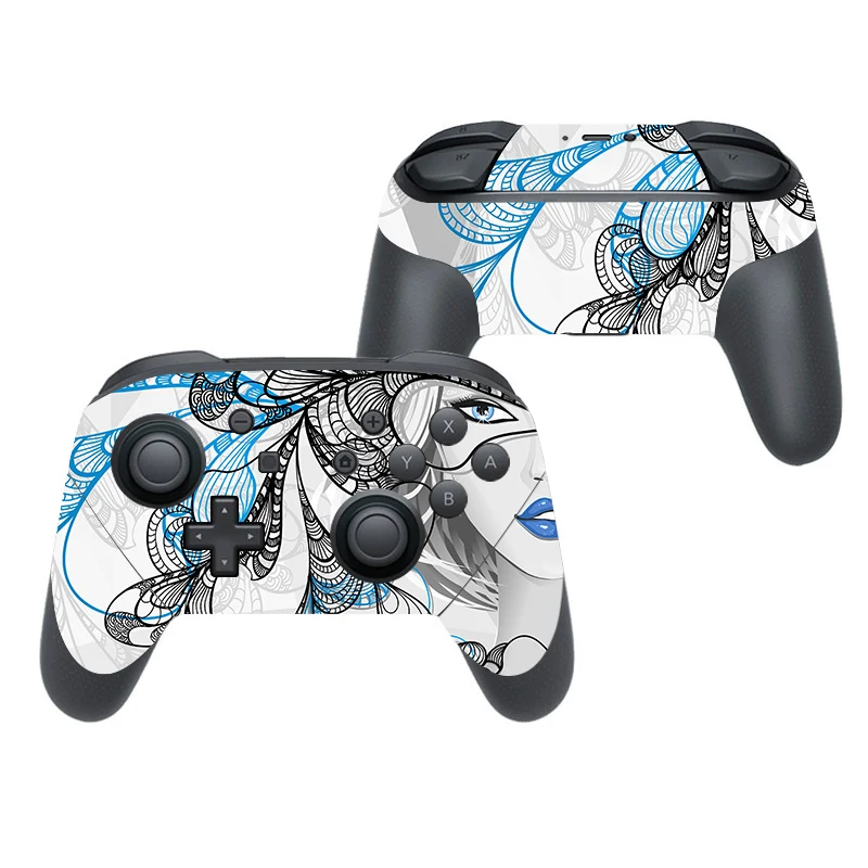 1 Cover Decal Skin Sticker for Nintend Switch Pro Controller Gamepad Joypad For Nintendo Switch Pro Skin Stickers - Цвет: 1