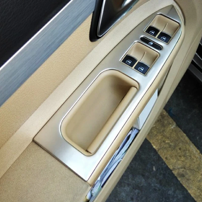 Нержавеющая сталь для Touran 2009 2015 Аксессуары дверей окон стекла подъемного