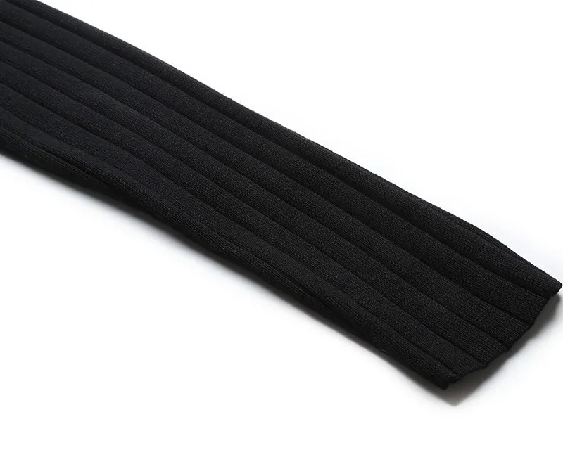 

European American new autumn high-neck solid color short long-sleeved base sweater fashion trend loose wild women's pullover top