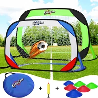 football suit soccer folding training goal net set with soccer cones pump kids outdoor sports soccer training equipment