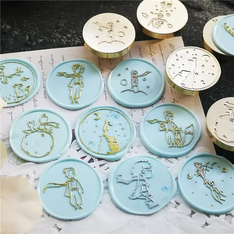

Little Prince Wax Seal Stamp Vintage Craft Sealing Wax Stamp Head For Scrapbooking Cards Wedding Invitations Gift Packaging