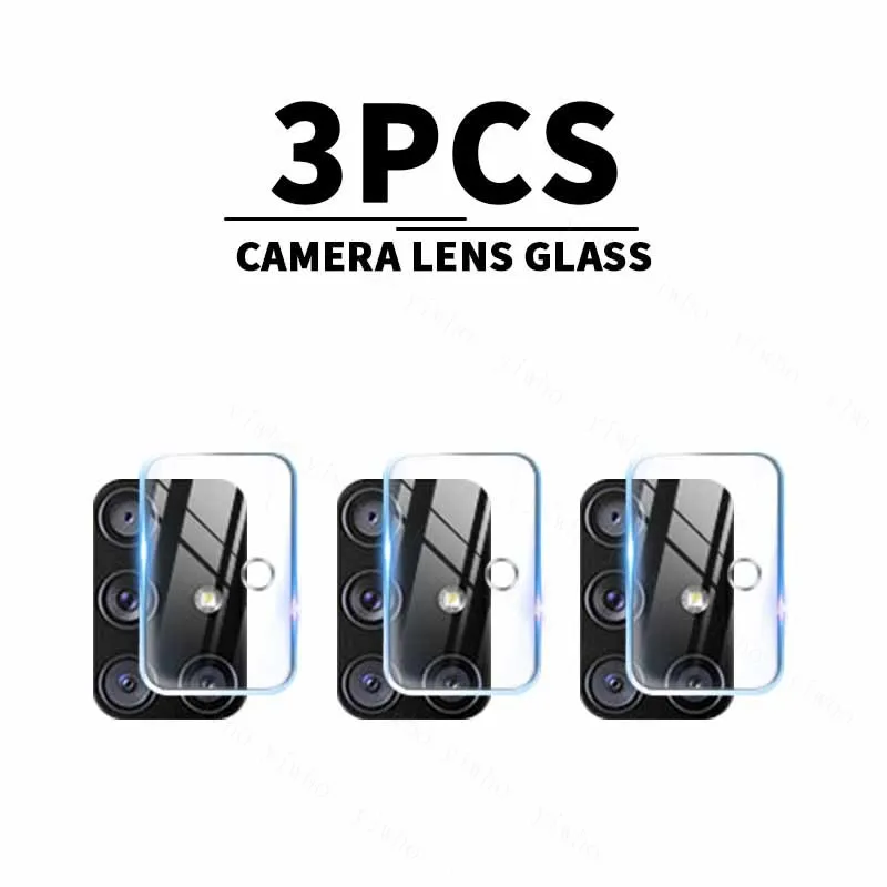 

Стекло для Samsung Galaxy A Quantum 2 M32 M52 M22 M21 M02s, защитная пленка для объектива камеры Samsung M62 M11 M31 Prime, закаленное стекло, 3 шт.