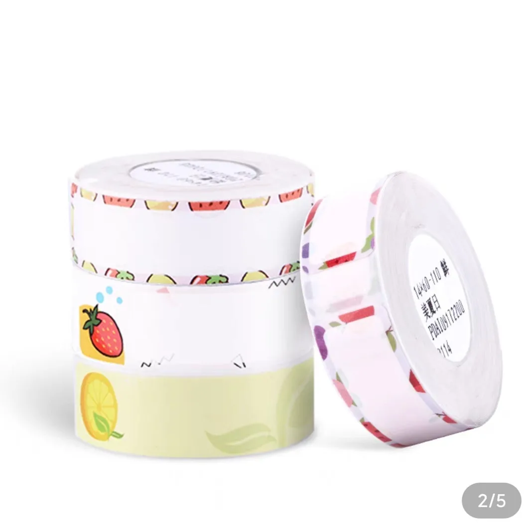 

Niimbot D11 Mini Label printer paper Printing Label Waterproof Anti-Oil Price Label Pure Color Scratch-Resistant Label Sticker