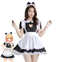 cute heart shaped lolita maid dress costumes internet celebrities live broadcast dress for girls woman