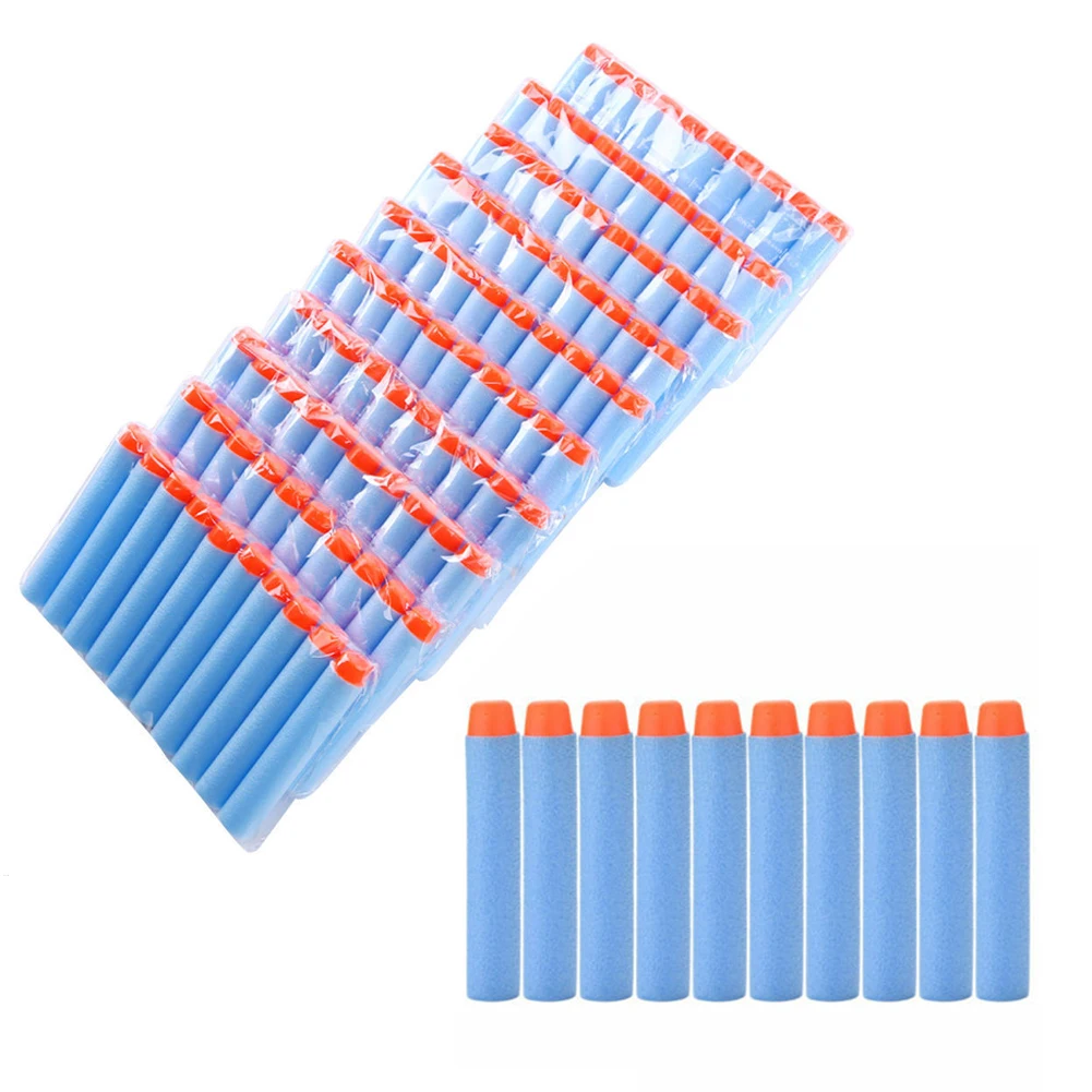 100PCS For Nerf Bullets Soft Hollow Hole Head 7.2cm Refill Darts Toy Gun for Series Blasters Xmas Kid Children Gift | Игрушки и хобби