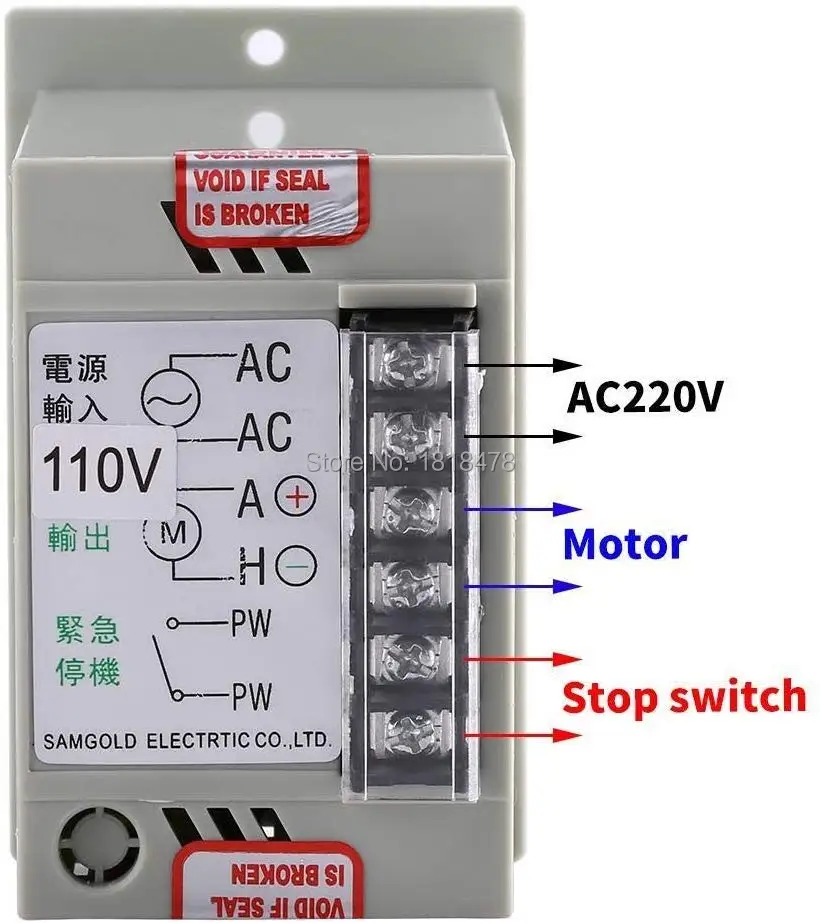 DC-51 испытательное оборудование AC 220V регулятор скорости, DC 24V 90V 180V 220V Регулируемый контроллер скорости двигателя постоянного тока Вход AC 220V