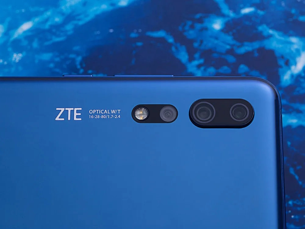 Мобильный телефон zte Axon 10 Pro, Восьмиядерный процессор Snapdragon 855, 8-мегапиксельный 3x зум, экран DTS 6,47 дюйма, изогнутый край, 4000 мАч, Беспроводная зарядка