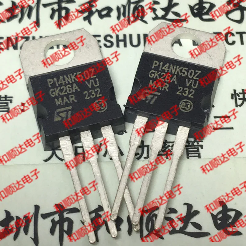 

Оригинальный Новый 5 шт/P14NK50Z STP14NK50Z TO-220 500V 14A