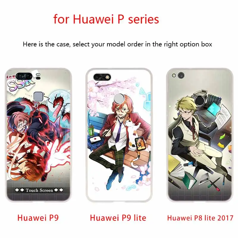 Мягкий чехол из ТПУ для Huawei P30 P40 P20 Pro P10 P9 Lite P Smart Z 2020 Japan anime bungou stray dogs Dazai